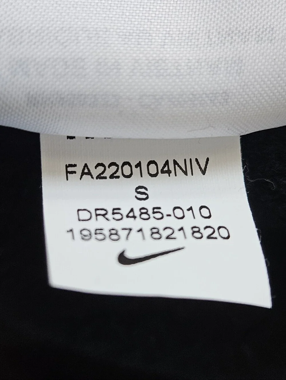 Nike ACG Icon Fleece Graphic Kids' Black  Hoodie with Sleeve Logo Size Small